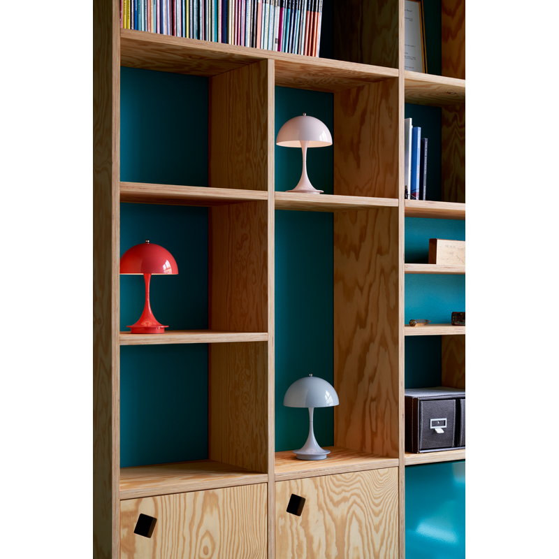 Lampe à poser PANTHELLA 160 PORTABLE METAL V2 Bleu pâle LOUIS POULSEN