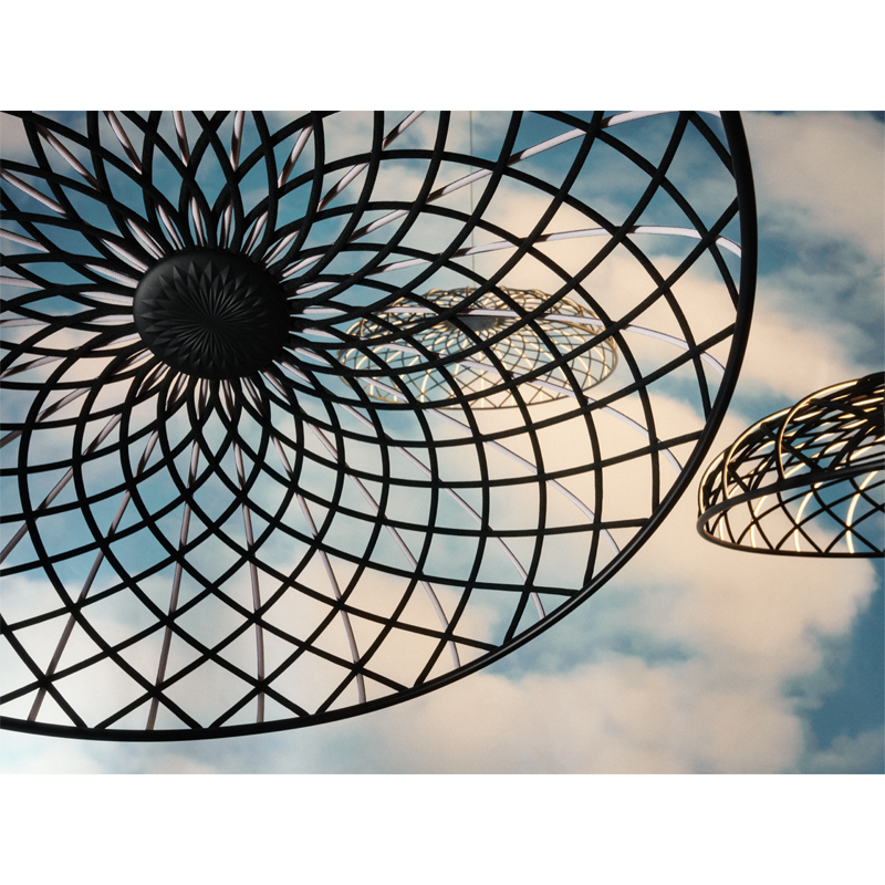 Suspension SKYNEST Bleu tourmaline FLOS