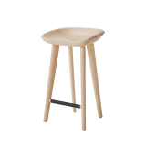 TRACTOR STOOL H 63 Frêne blanchi